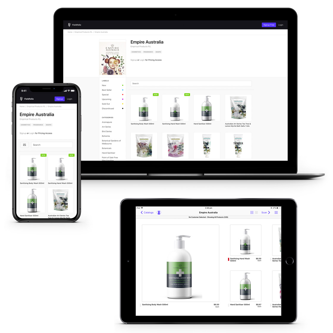 Empire Australia on Fieldfolio