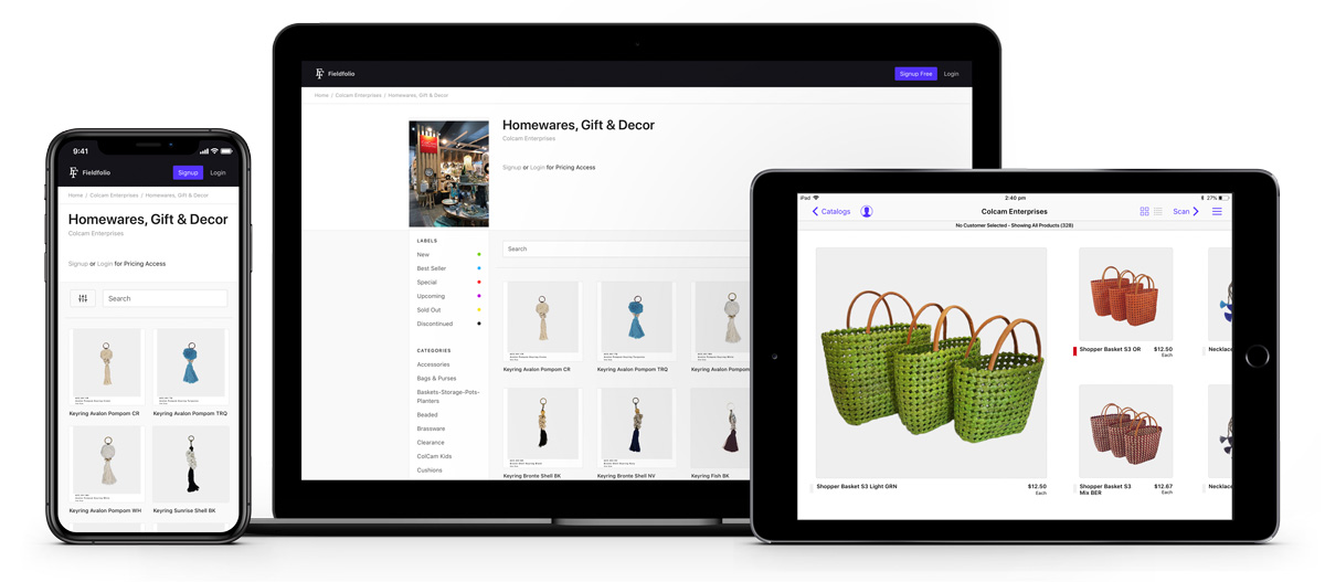 Fieldfolio B2B eCommerce Platform